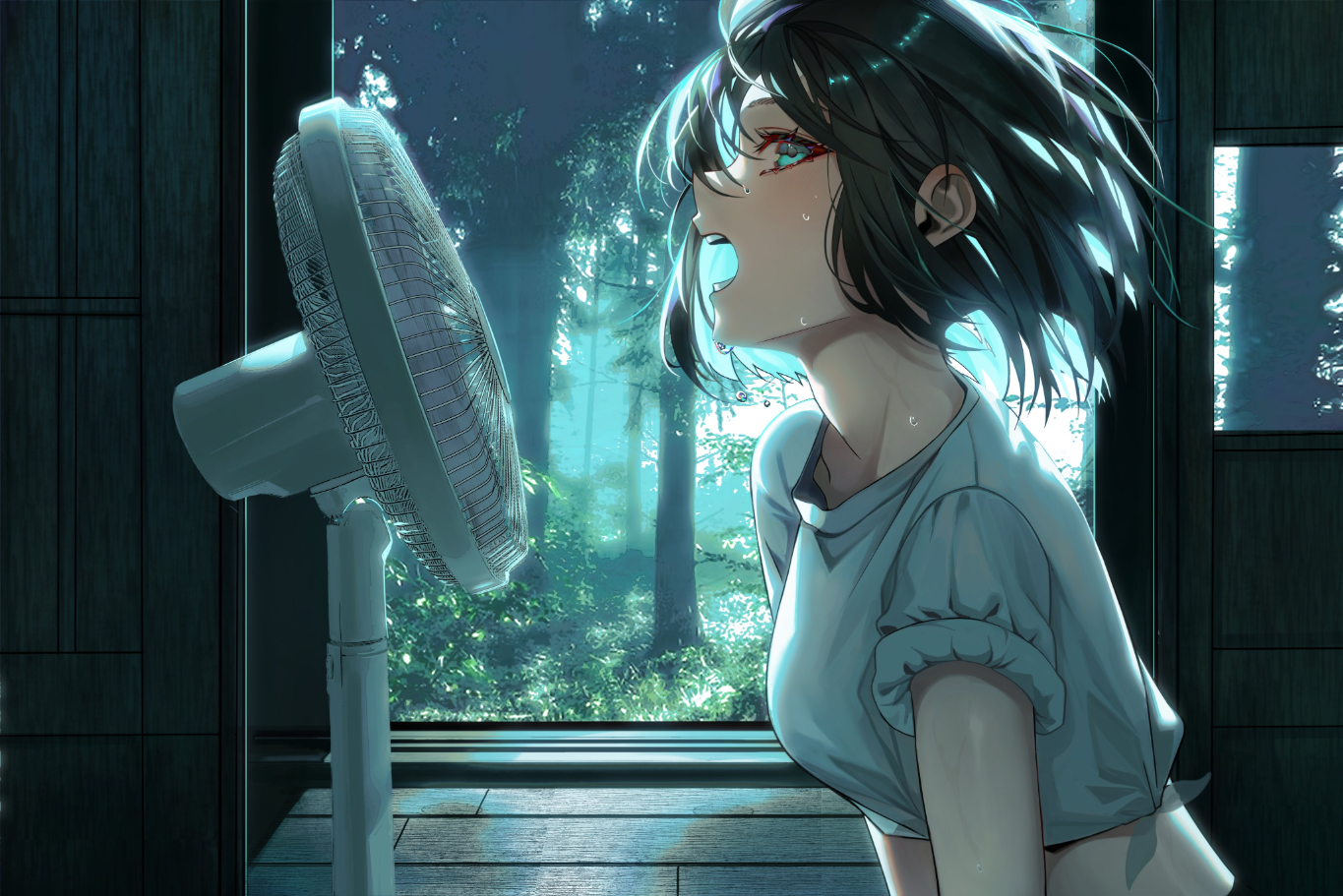 夏天了